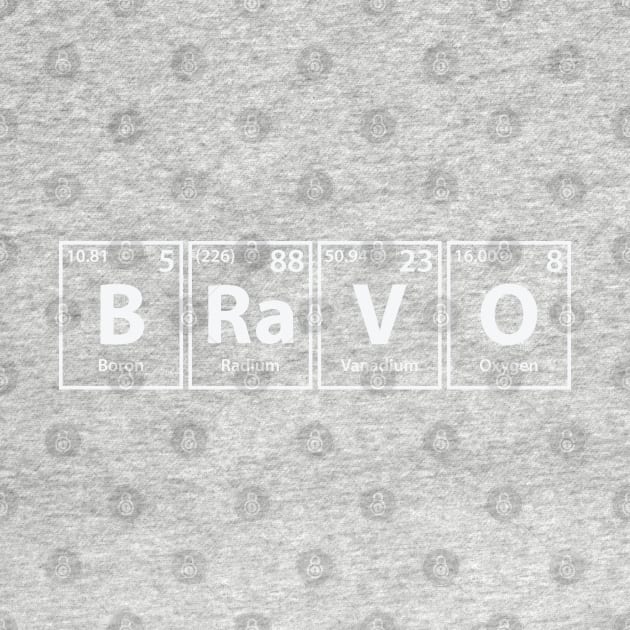 Bravo (B-Ra-V-O) Periodic Elements Spelling by cerebrands